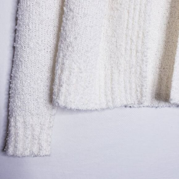 Vintage Northern Isles Cream Knit Open Front Cardigan Sweater Women's Medium - Picture 3 of 9